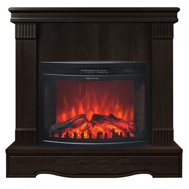 Eлектрическа камина MASOMI, Anna 23 & Zacky-26", 1600W, Тъмен орех - 1