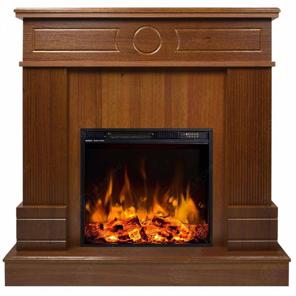 Eлектрическа камина MASOMI, Arlington 23 & Frank-20", 1600W, Светъл орех - 1