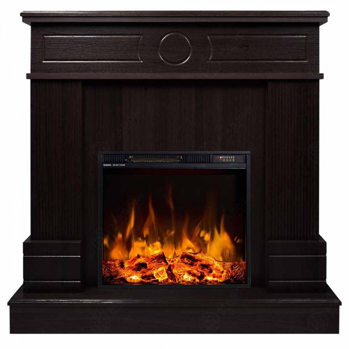 Eлектрическа камина MASOMI, Arlington 23 & Frank-20", 1600W, Тъмен орех - 1t