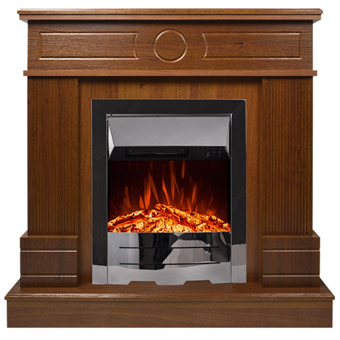 Eлектрическа камина MASOMI, Arlington 23 & Pirin-20", 1600W, Светъл орех - 1t