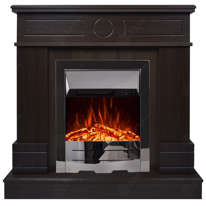 Eлектрическа камина MASOMI, Arlington 23 & Pirin-20", 1600W, Тъмен орех - 1t