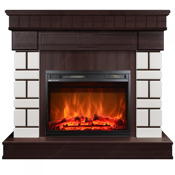 Eлектрическа камина MASOMI, Aston 23 & Loran-23", 1600W, Тъмен орех - 1