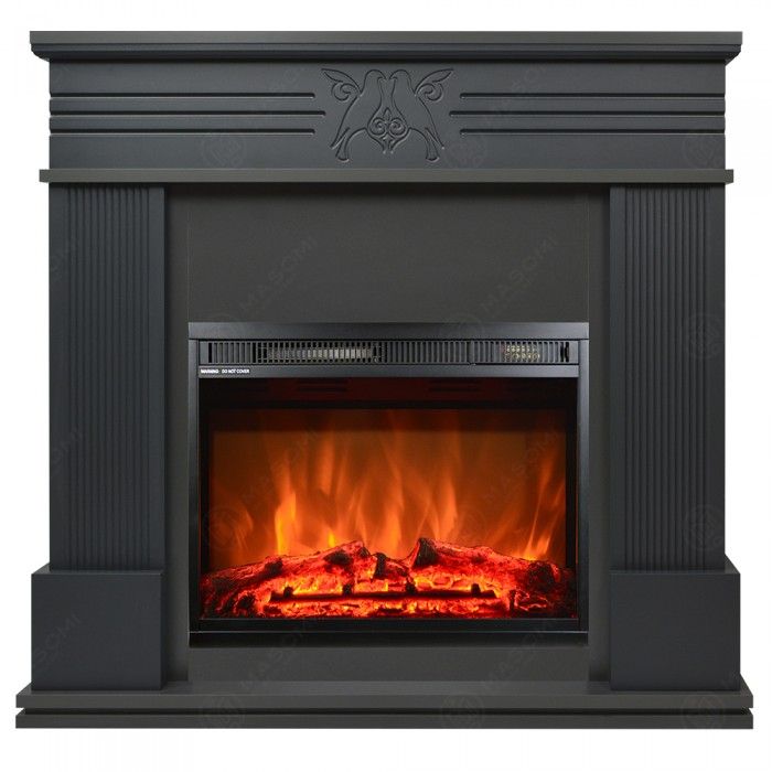 Eлектрическа камина MASOMI, Bird 23 & Loran-23", 1600W, Матов графит - 1t