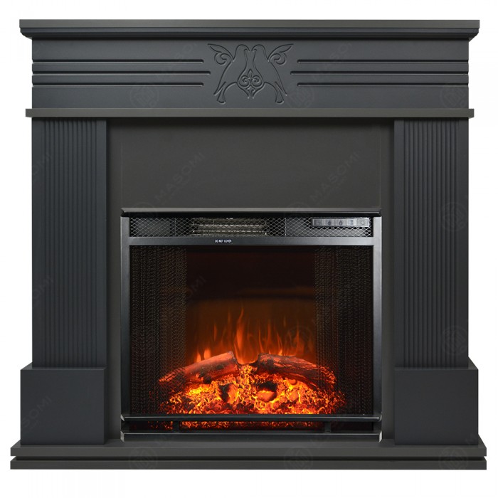 Eлектрическа камина MASOMI, Bird 23 & Nexus-23", 1600W, Матов графит - 1t