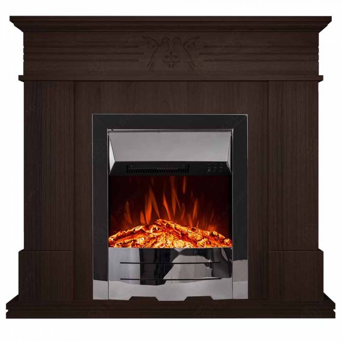 Eлектрическа камина MASOMI, Bird 23 & Pirin-20", 1600W, Тъмен орех - 1t