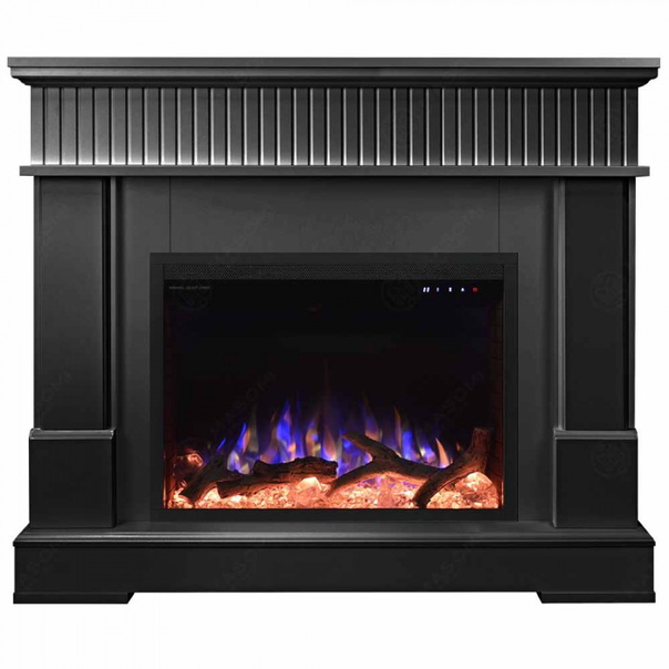 Eлектрическа камина MASOMI, Boston 23 & Bliss-26", 1600W, Матов графит - 1