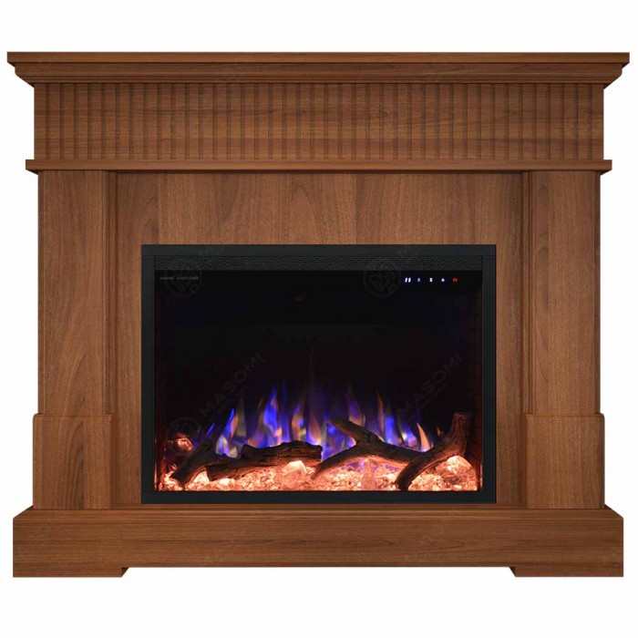 Eлектрическа камина MASOMI, Boston 23 & Bliss-26", 1600W, Светъл орех - 1t