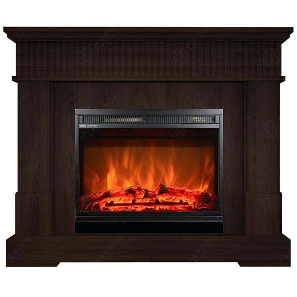 Eлектрическа камина MASOMI, Boston 23 & Loran-23", 1600W, Тъмен орех - 1