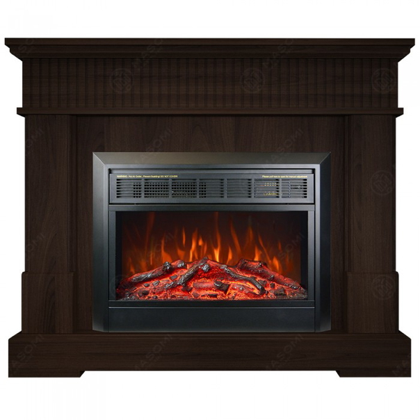 Eлектрическа камина MASOMI, Boston 23 & Marsel-26", 1600W, Тъмен орех - 1