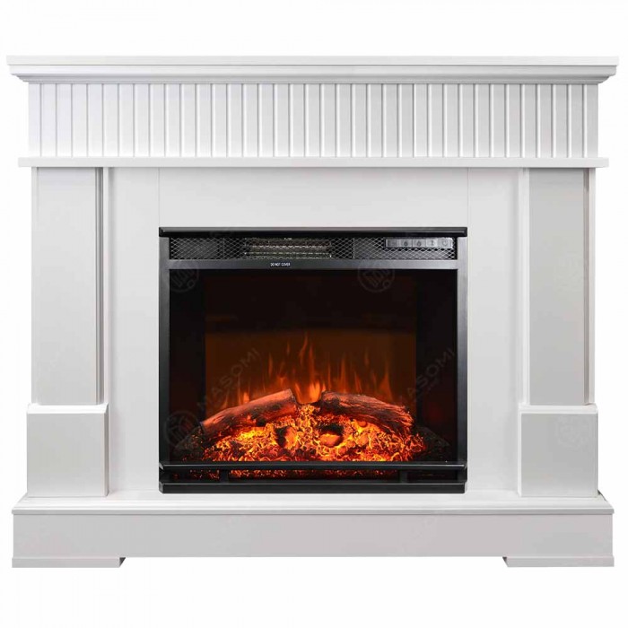 Eлектрическа камина MASOMI, Boston 23 & Nexus-23", 1600W, Бял супермат - 1t