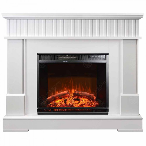 Eлектрическа камина MASOMI, Boston 23 & Nexus-23", 1600W, Бял супермат - 1