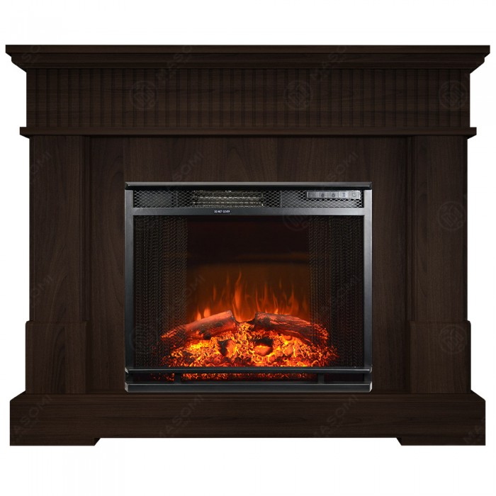 Eлектрическа камина MASOMI, Boston 23 & Nexus-23", 1600W, Тъмен орех - 1t