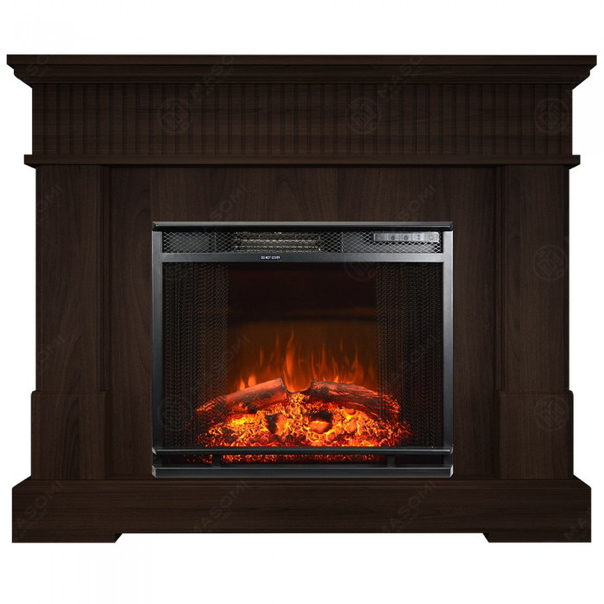 Eлектрическа камина MASOMI, Boston 23 & Nexus-23", 1600W, Тъмен орех - 1