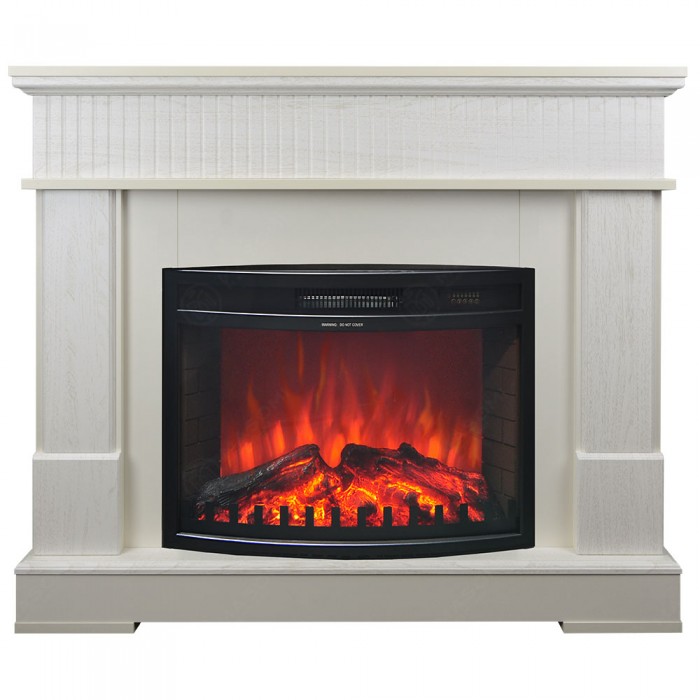 Eлектрическа камина MASOMI, Boston 23 & Zacky-26", 1600W, Бял дъб - 1t