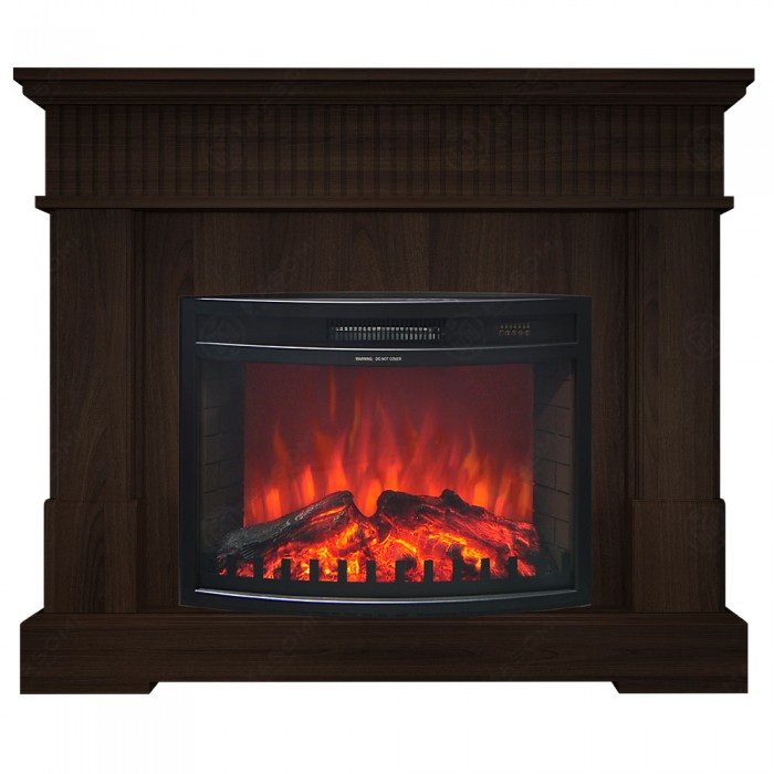 Eлектрическа камина MASOMI, Boston 23 & Zacky-26", 1600W, Тъмен орех - 1t