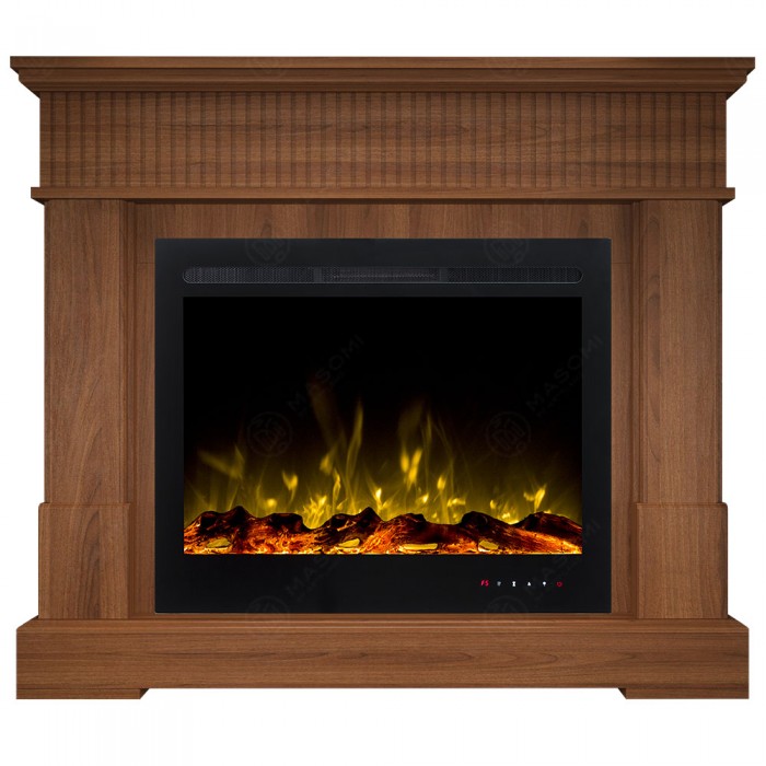 Eлектрическа камина MASOMI, Boston 29 & Everest-39", 1600W, Светъл орех - 1t