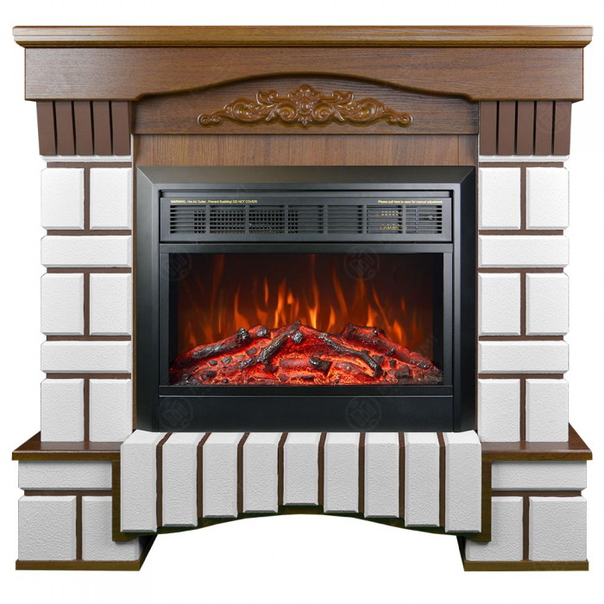 Eлектрическа камина MASOMI, Coventry 26 & Marsel-26", 1600W, Светъл орех - 1