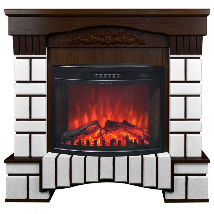 Eлектрическа камина MASOMI, Coventry 26 & Zacky-26", 1600W, Тъмен орех - 1t