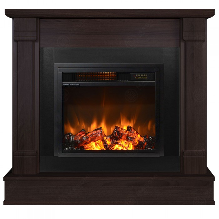Eлектрическа камина MASOMI, Diplomat 23 & Dion-17", 1200W, Тъмен орех - 1t