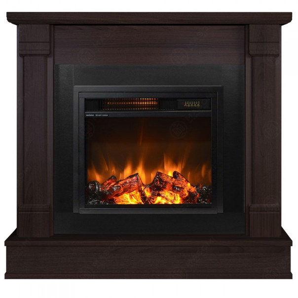 Eлектрическа камина MASOMI, Diplomat 23 & Dion-17", 1200W, Тъмен орех - 1
