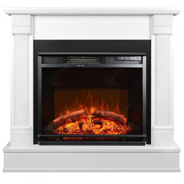 Eлектрическа камина MASOMI, Diplomat 23 & Nexus-23", 1600W, Бял супермат - 1