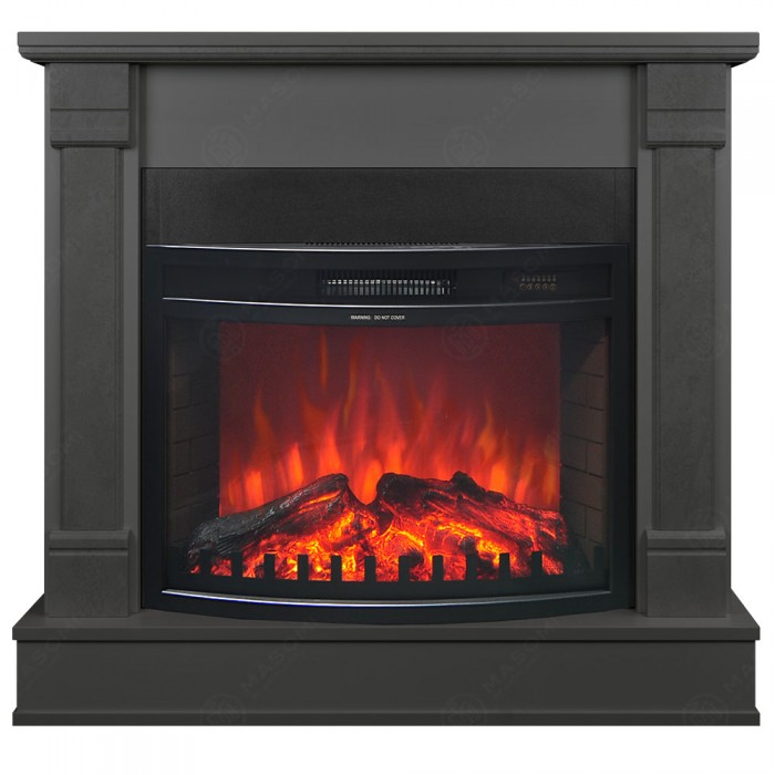 Eлектрическа камина MASOMI, Diplomat 23 & Zacky-26", 1600W, Тъмен бетон - 1t