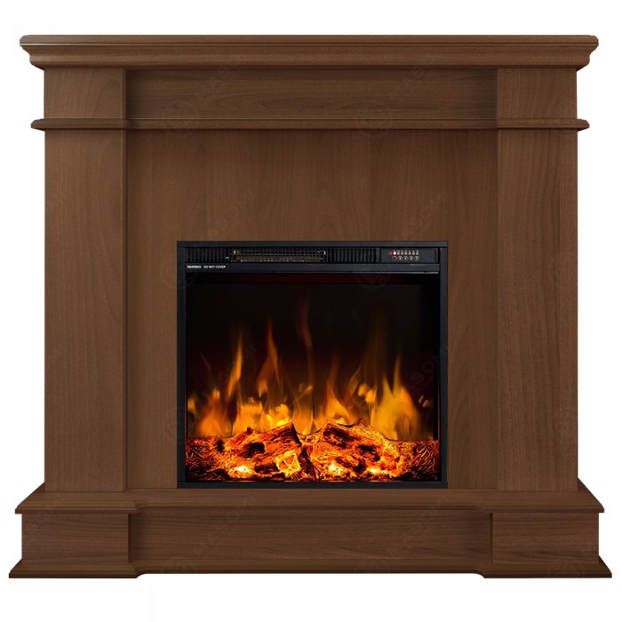 Eлектрическа камина MASOMI, Fabio 23 & Frank-20", 1600W, Светъл орех - 1t