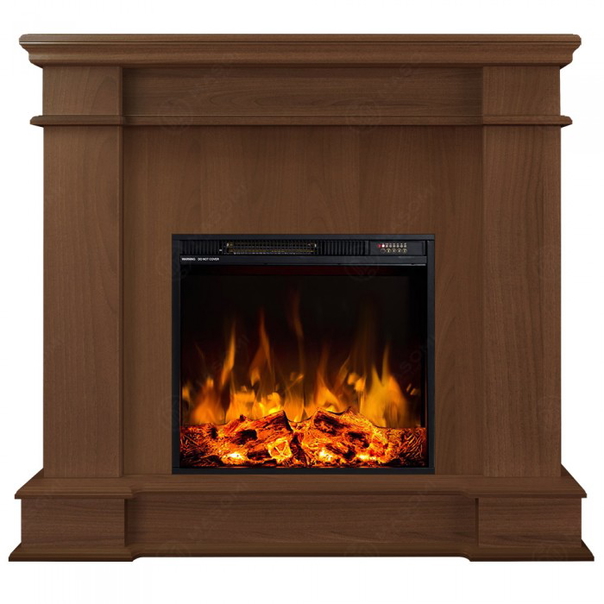 Eлектрическа камина MASOMI, Fabio 23 & Frank-20", 1600W, Светъл орех - 1