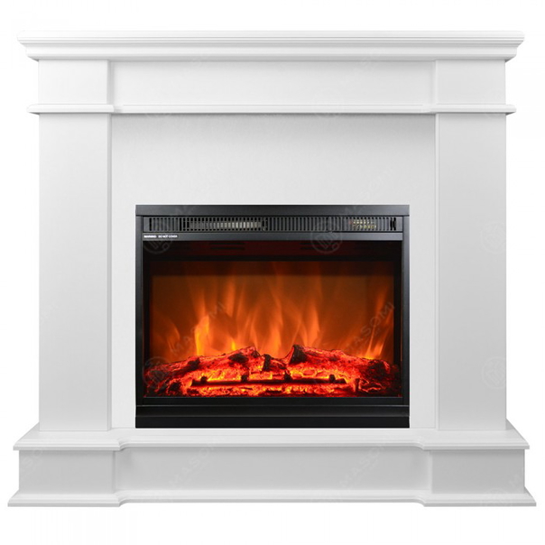 Eлектрическа камина MASOMI, Fabio 23 & Loran-23", 1600W, Бял супермат - 1