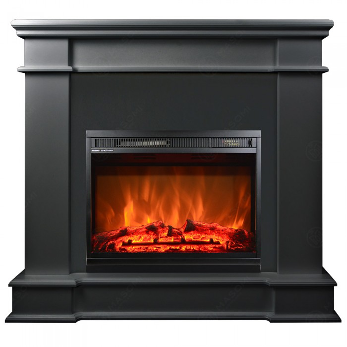 Eлектрическа камина MASOMI, Fabio 23 & Loran-23", 1600W, Матов графит - 1t
