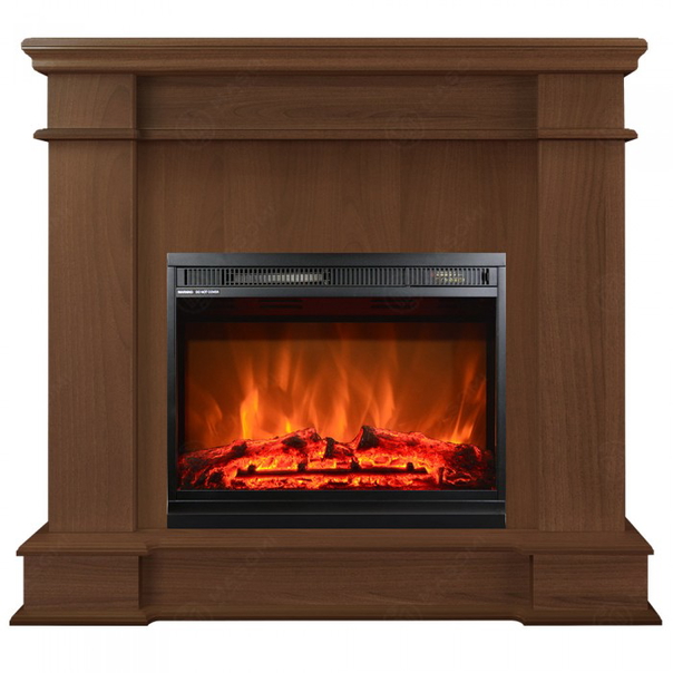Eлектрическа камина MASOMI, Fabio 23 & Loran-23", 1600W, Светъл орех - 1