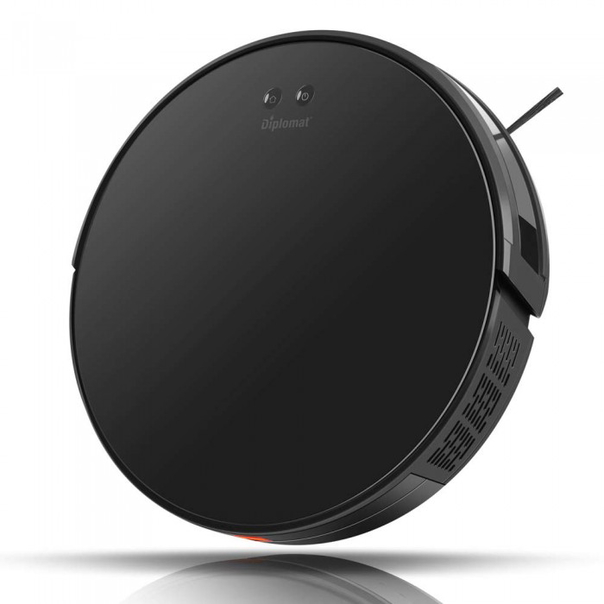 Прахосмукачка робот Diplomat Robbo S1, 2500 mAh Li-ion батерия, 28 W, Черен - 1