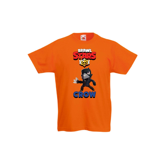 Детска тениска Tralala Brawl Stars Crow 3, Оранжев, 9-11 г. - 1t