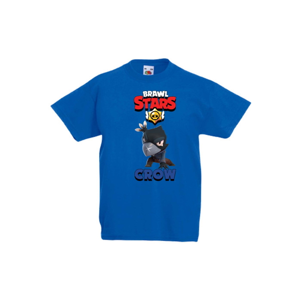 Детска тениска Tralala Brawl Stars Crow 4, Син, 9-11 г. - 1
