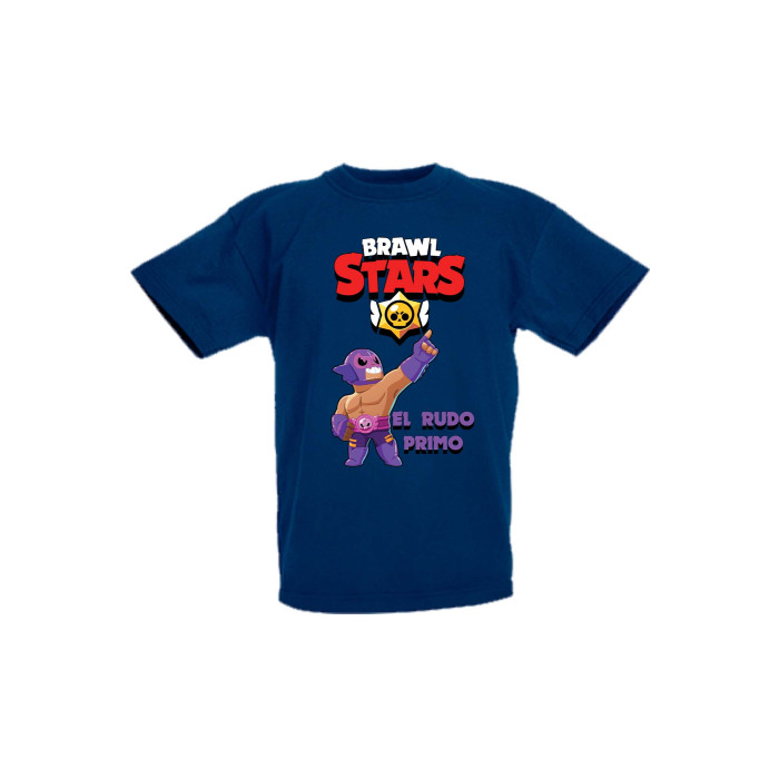 Детска тениска, Tralala, Brawl Stars El Rudo Primo, Тъмносин, 9-11 г. - 1t