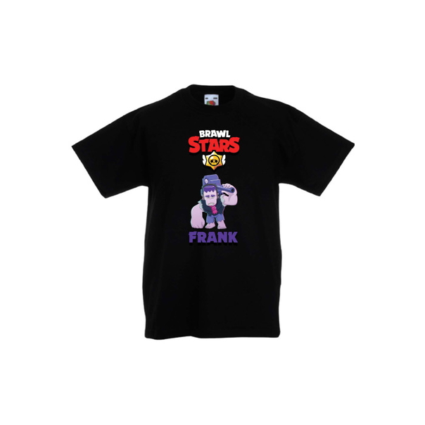 Детска тениска, Tralala, Brawl Stars Frank, Черен, 9-11 г. - 1