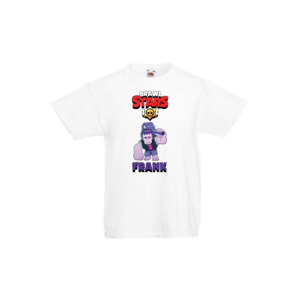 Детска тениска, Tralala, Brawl Stars Frank, Бял, 3-4 г. - 1