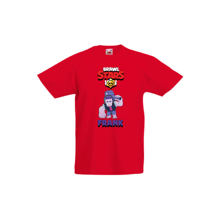 Детска тениска, Tralala, Brawl Stars Frank, Червен, 9-11 г. - 1t