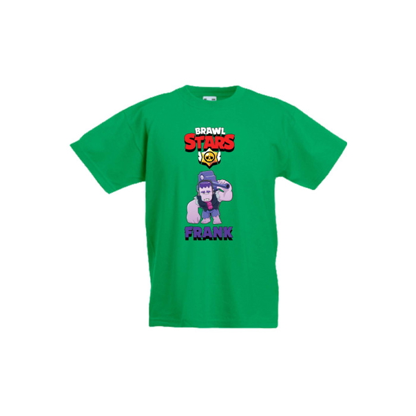 Детска тениска, Tralala, Brawl Stars Frank, Зелен, 3-4 г. - 1