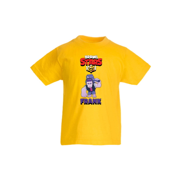 Детска тениска, Tralala, Brawl Stars Frank, Жълт, 7-8 г. - 1