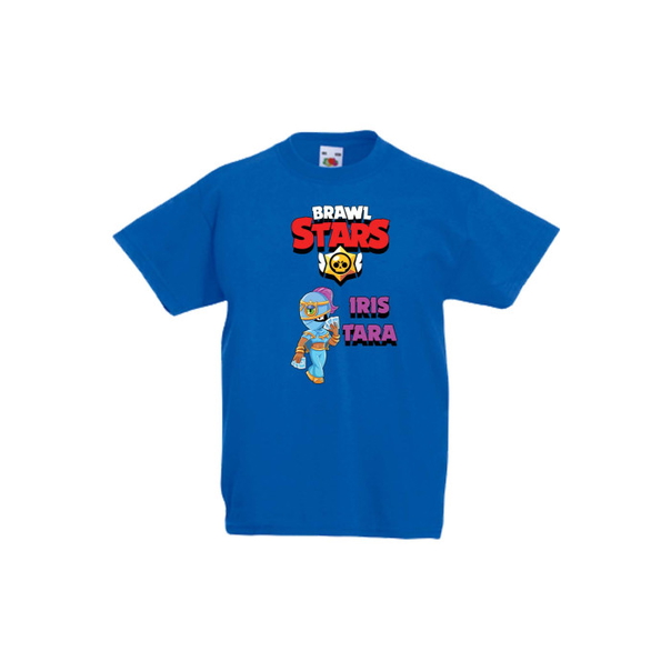 Детска тениска Tralala Brawl Stars Iris, Син, 5-6 г. - 1