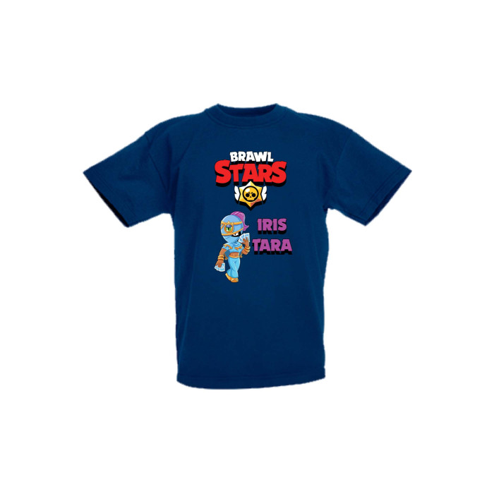 Детска тениска Tralala Brawl Stars Iris, Тъмносин, 9-11 г. - 1t