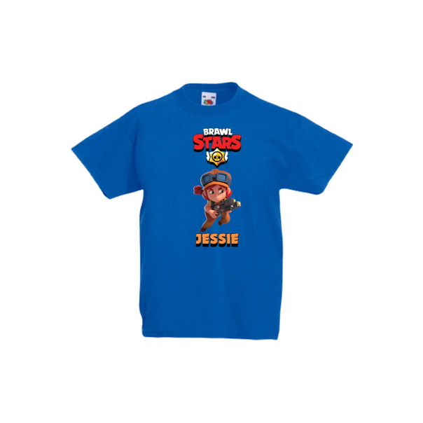 Детска тениска Tralala Brawl Stars Jessie 2, Син, 12-13 г. - 1