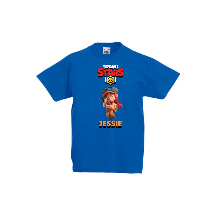 Детска тениска Tralala Brawl Stars Jessie 3, Син, 5-6 г. - 1t