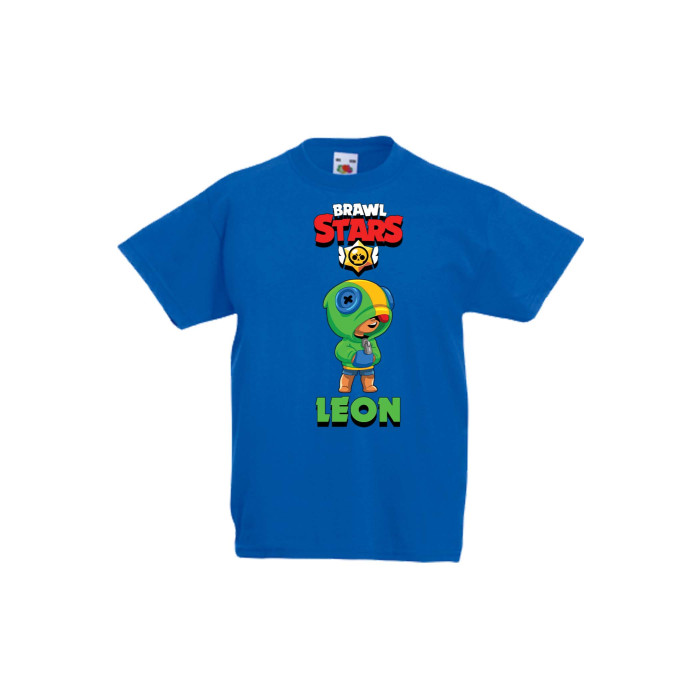 Детска тениска, Tralala, Brawl Stars Leon, Син, 9-11 г. - 1t