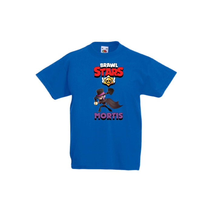 Детска тениска, Tralala, Brawl Stars Mortis 1, Син, 9-11 г. - 1t