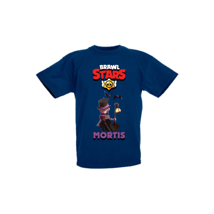 Детска тениска, Tralala, Brawl Stars Mortis 2, Тъмносин, 9-11 г. - 1t