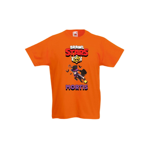 Детска тениска, Tralala, Brawl Stars Mortis 3, Оранжев, 7-8 г. - 1