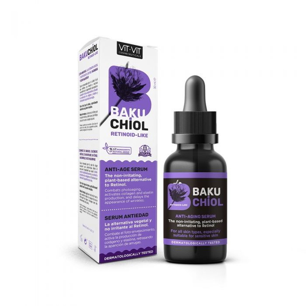 Серум за лице Diet Esthetic Bakuchiol Retinoid-Like, 30 ml - с Бакучиол, против стареене, с пипета - 1