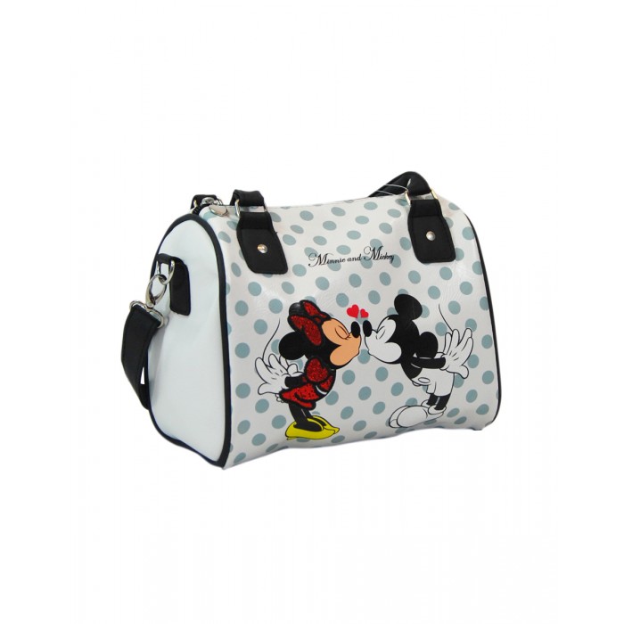 Чанта MICKEY & MINNIE, Кожа, Сив - 1t